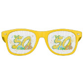 の祝誕生日50日 レトロサングラス (正面)