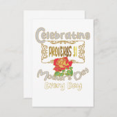 の祝諺31母の日々 サンキューカード (正面/裏面)