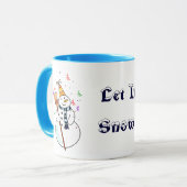 の祝雪だるま マグカップ (正面左)