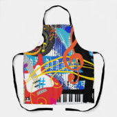 の祝音楽エプロン エプロン (正面)