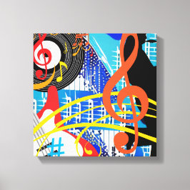 の祝音楽 キャンバスプリント