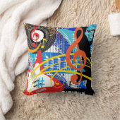 の祝音楽 クッション (ブランケット)