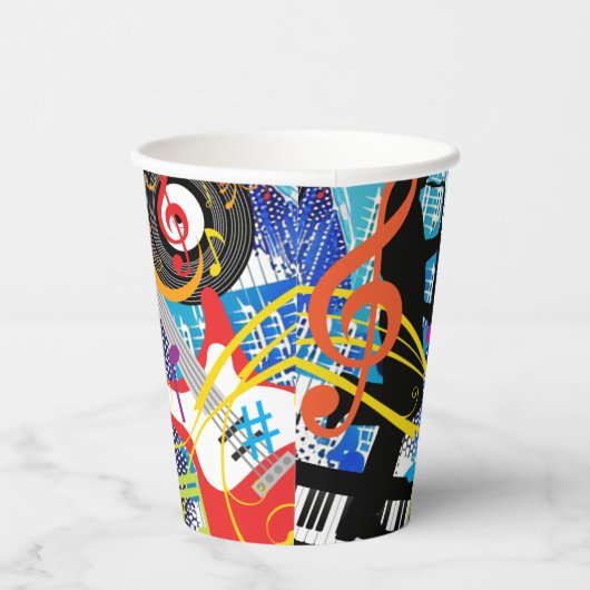 の祝音楽 紙コップ (右)