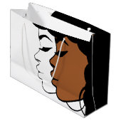 の祝黒さ ラージペーパーバッグ (正面アングル)