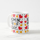 の祝Admin Excellence コーヒーマグカップ (正面左)