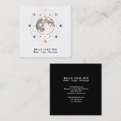 *~*の神聖な月は宇宙ルナのシャーマンの星を段階的に行ないます スクエア名刺 (正面/裏面)