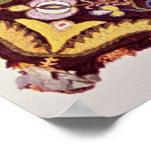 ～の秋を描いたキャリッジクッションカバー ポスター (角)