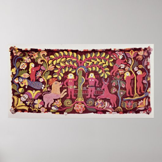 ～の秋を描いたキャリッジクッションカバー ポスター (正面)