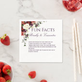 の秋結婚フローラのおもしろいの白情報 スタンダードカクテルナプキン (インサイチュ)