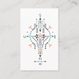 *~*の種族のBohoの天然アメリカインディアンのアステカなトーテム 名刺