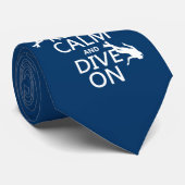 の穏やか、(スキューバ)飛び込みは保って下さい(あらゆる色で) ネクタイ (ロール)