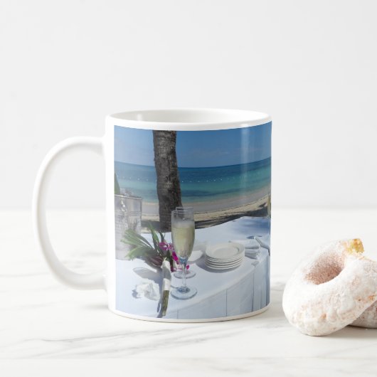 の笑い、ロマンチックな写真が付いている愛マグ生きている コーヒーマグカップ (ドーナツ)