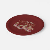 の笑い、愛生きている ペーパープレート (アングル)