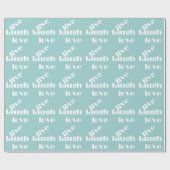 の笑い、愛生きている ラッピングペーパー (フラット)