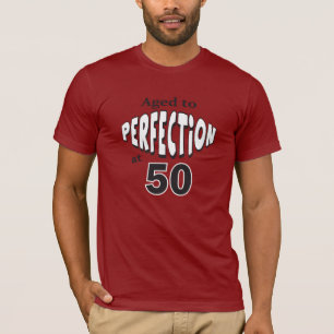 の第50誕生日50歳のに完全さに老化させる Tシャツ