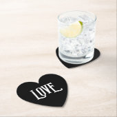 の紙結婚コースター愛の好意 ペーパーコースター (インサイチュ)