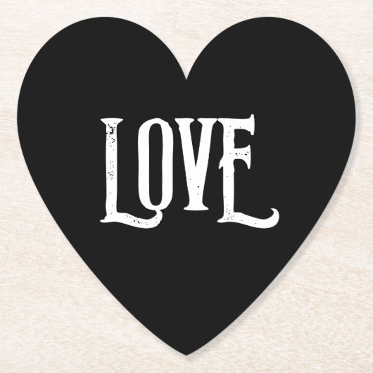 の紙結婚コースター愛の好意 ペーパーコースター (正面)