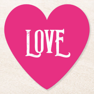 の紙結婚コースター愛の好意 ペーパーコースター