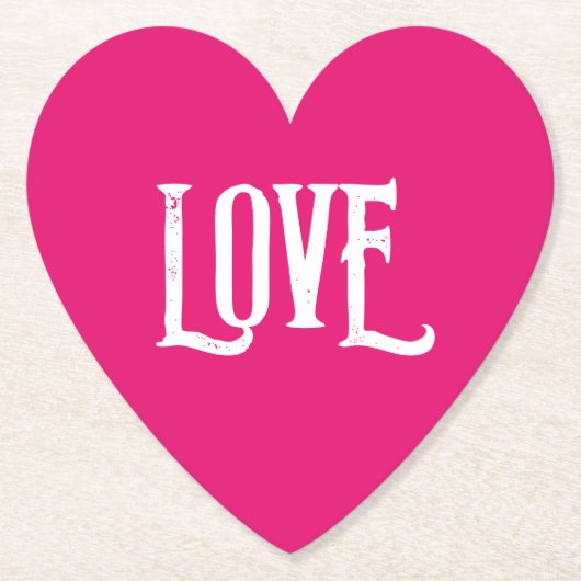 の紙結婚コースター愛の好意 ペーパーコースター (正面)