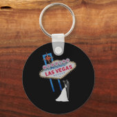 の素晴結婚らしいラスベガスキーチェーン キーホルダー (正面)