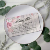 の素朴フローラを望む結婚 エンクロージャーカード