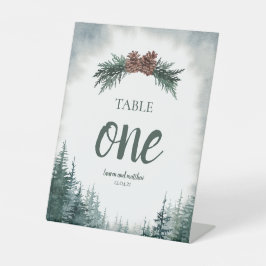 の素朴結婚テーブル番号台座記号 台座サイン