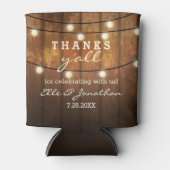 の素朴結婚国の文字列がYのすべて感謝していに点灯 缶クーラー (正面)