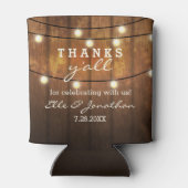 の素朴結婚国の文字列がYのすべて感謝していに点灯 缶クーラー (裏面)