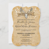 の素朴結婚狩りは終わった 招待状 (正面)