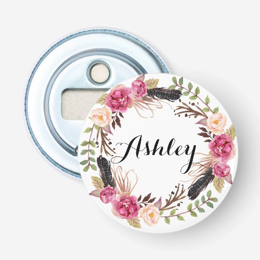 の素朴結婚花嫁のギフトボホウェディングパーティー 栓抜き (正面)