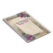 の素朴結婚花嫁結婚の贈り物アイディア ノートブック (右側)