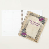 の素朴結婚花嫁結婚の贈り物アイディア プランナー手帳 (ディスプレー)