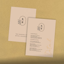 の素朴結婚詳細・エンクロージャ・カード