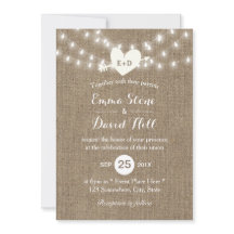 の素朴結婚Burlapストリングのライト矢印とハート