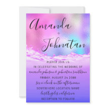 の紫結婚海ピンク波海ビーチ