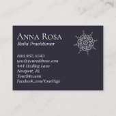 *~*の紫金山ピンク及びラベンダーの空の曼荼羅 名刺 (裏面)