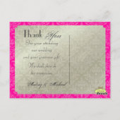 の結婚ありがとうポストカード/DIYカラー+写真 ポストカード (裏面)