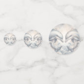 の結婚うめきイルカのテーブル紙吹雪 コンフェッティ (裏面)