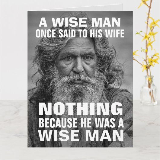 の結婚おめでとうおもしろい賢者の巨大カード カード (黄色い花)