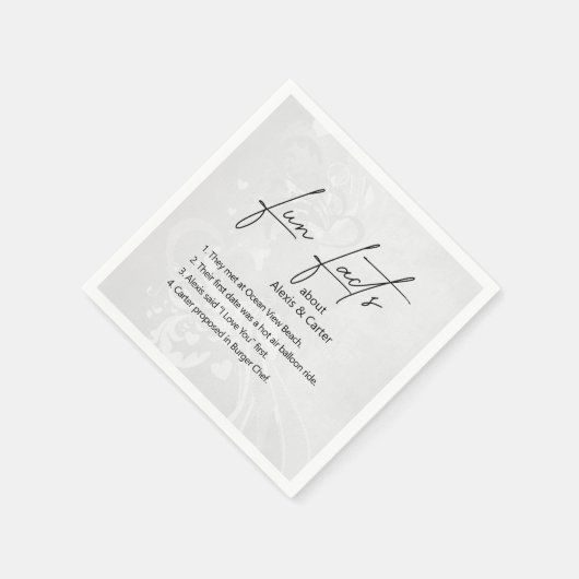 の結婚おもしろいハート スタンダードカクテルナプキン (角)