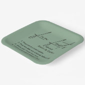 の結婚おもしろい事実 ペーパープレート (傾斜あり)