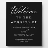 の結婚お祝いスモダンクリプト歓迎プラーク フォトプラーク (正面)