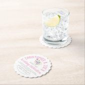 の結婚お祝いパーティの招待状チケット紙 ペーパーコースター (インサイチュ)