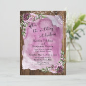 の結婚お祝い水素朴色 招待状 (スタンド正面)