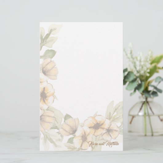 の結婚お願い 便箋 (スタンド正面)