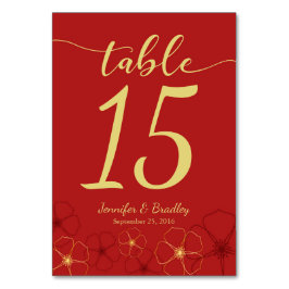 の結婚さくらんぼの表中国の数 テーブルナンバー