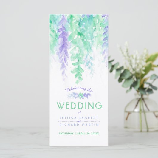 の結婚つる植物カスケード水の色の緑 プログラム (スタンド正面)