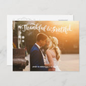 の結婚はがき結婚のフォトカードサンキューカード ポストカード (正面/裏面)