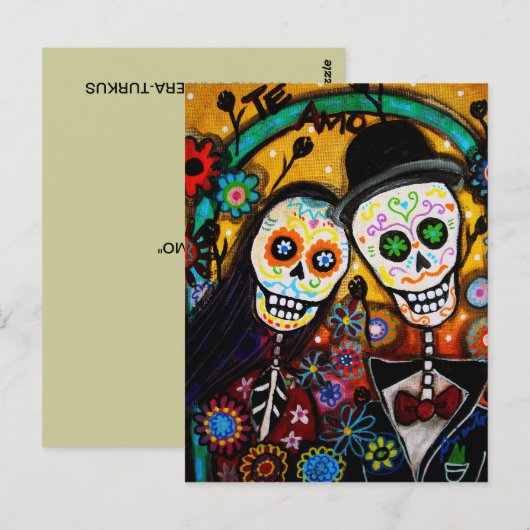 の結婚はがき ポストカード (正面/裏面)