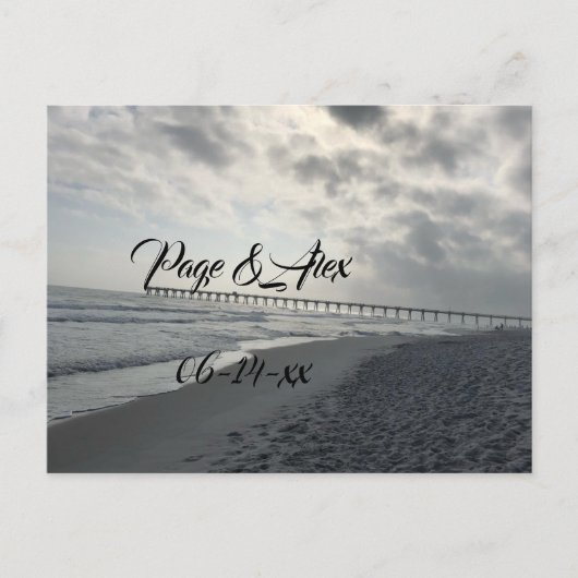 の結婚はがき ポストカード (正面)